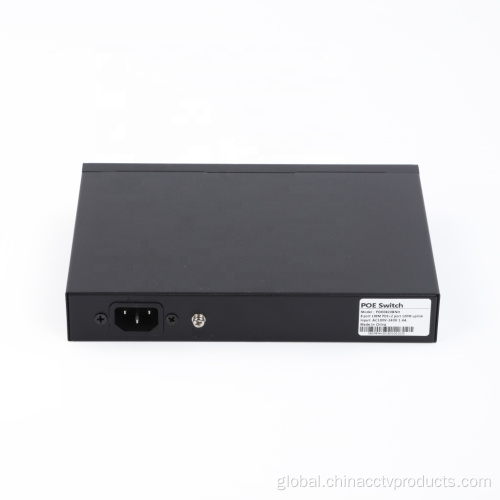 PoE Injector Power over Ethernet 8Port CCTV PoE Switches 48v Manufactory